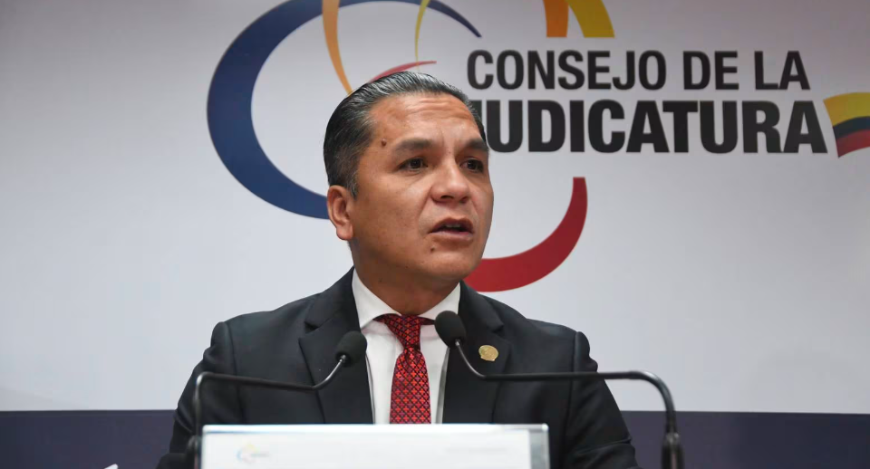 Wilman Terán, presidente del Consejo de la Judicatura detenido por presunta delincuencia organizada