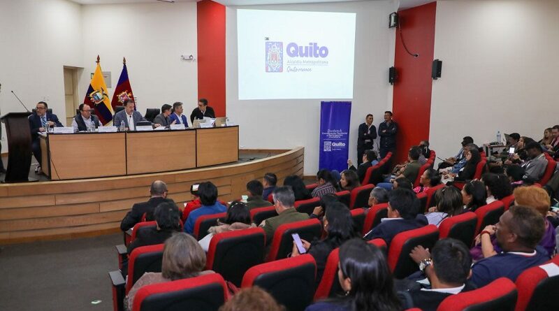 Asamblea de Quito, máxima instancia de participación ciudadana, sesionó este martes