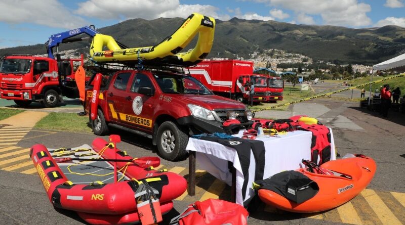 Cuerpo de Bomberos de Quito recibió equipamiento por USD 6 Millones: es el más preparado en el país