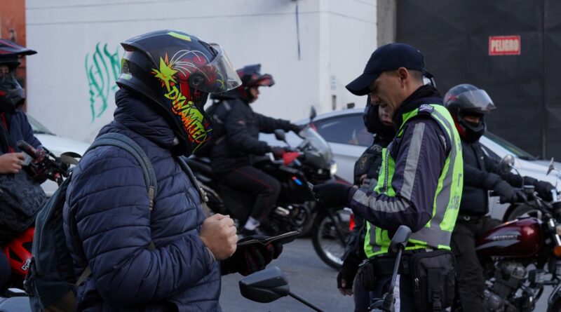 AMT identificó siete tipos de infracciones durante operativos a motocicletas