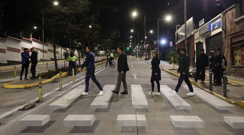 Sendero Seguro de la av. Colón y Bulevar Ciudad de Paz: Quito celebra sus fiestas con obras que transforman espacios públicos y fomentan la seguridad