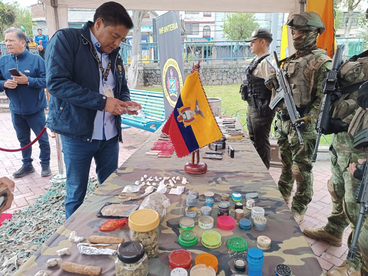 Autoridades de Rumiñahui presentan resultados positivos de operativos de seguridad