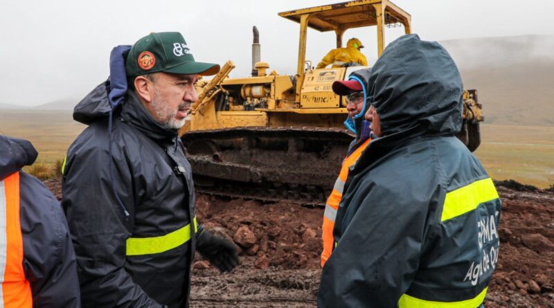 «Estamos trabajando sin descanso para restablecer el servicio de agua potable»: Alcalde Muñoz
