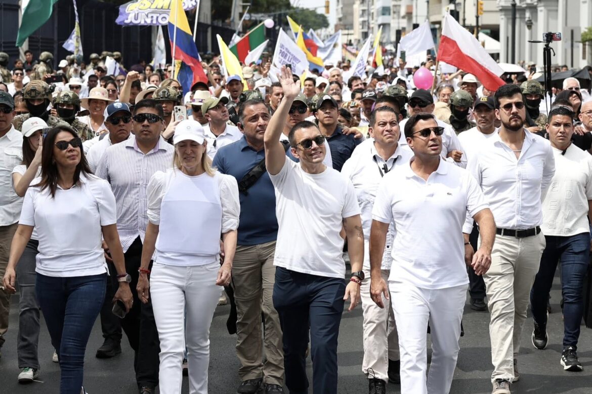 Marcha por la Paz en Guayaquil: Un Grito por la Seguridad Nacional